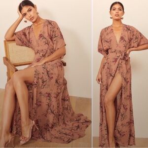 NEW Reformation Winslow Cecille Floral Maxi Dress